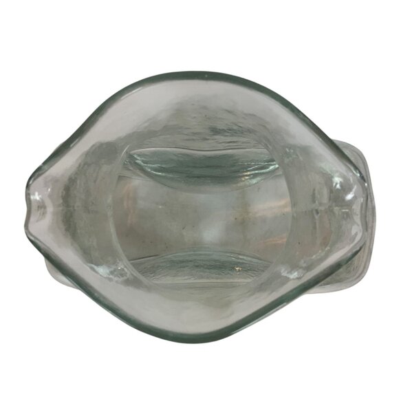 Blenko Glass 384 Crystal Double Spout Water Pitcher Carafe Decanter Mid Century - Picture 5 of 6